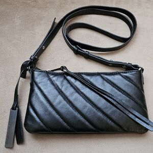 Vince Camuto Black Crossbody Bag with Modern Design